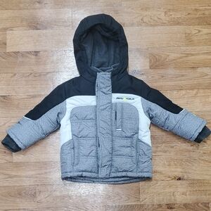 ZeroXposur Black and Gray Hooded Jacket